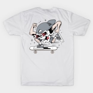 Skull Skateboarding T-Shirt